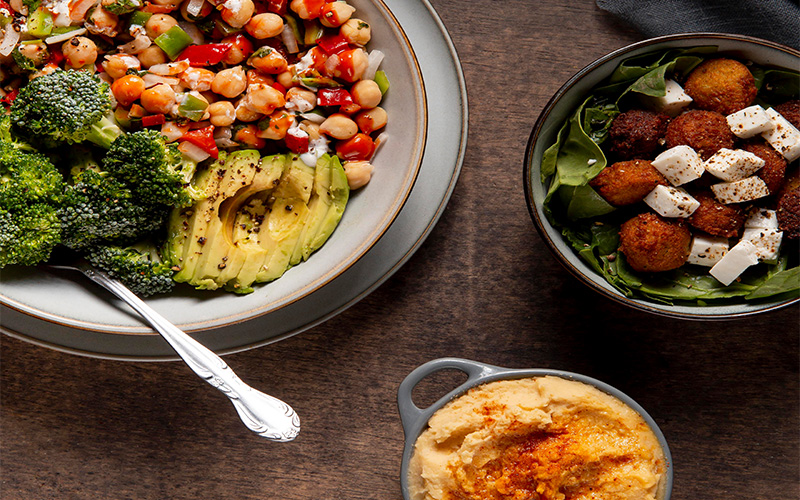 Vegetable Bowl with Peanut Sauce