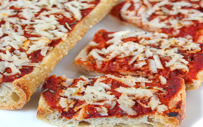 Vegan French Bread Pizza